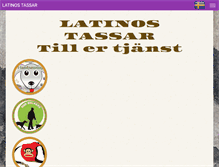 Tablet Screenshot of latinostassar.se